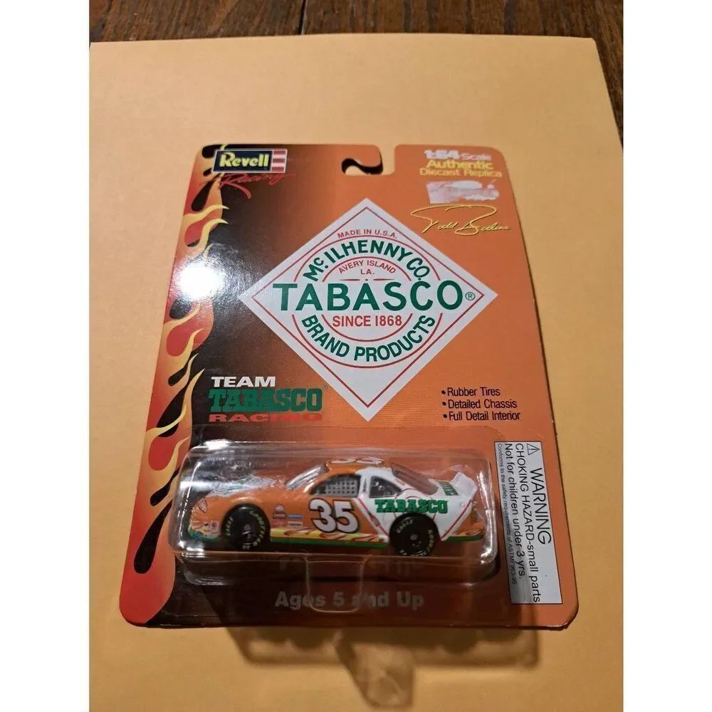 Vintage 1998 Revell 1:64 Todd Bodine #35 Tabasco NASCAR Diecast Race Car NIB